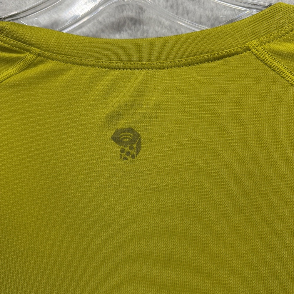 Mountain Hardwear T Shirt Men XL Green Performance Crew Short Sleeve Tee Outdoor - Picture 4 of 9